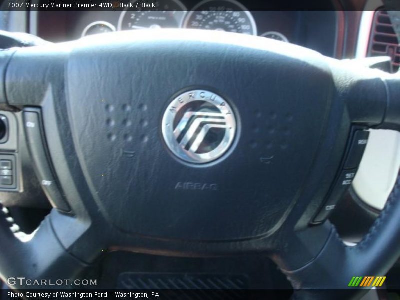 Black / Black 2007 Mercury Mariner Premier 4WD