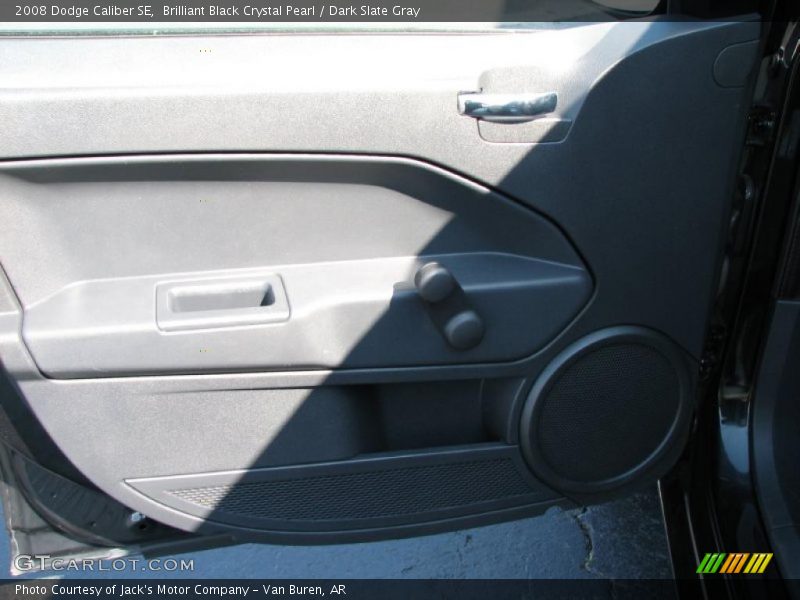 Brilliant Black Crystal Pearl / Dark Slate Gray 2008 Dodge Caliber SE
