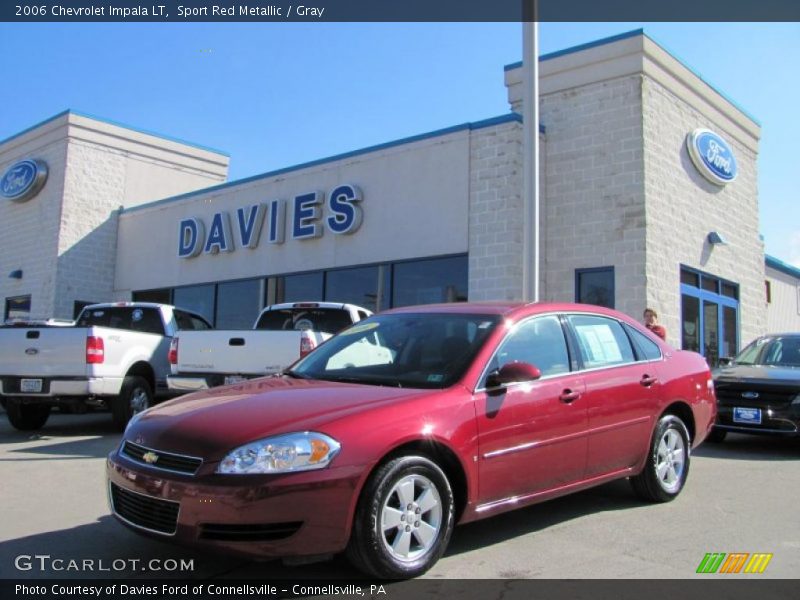 Sport Red Metallic / Gray 2006 Chevrolet Impala LT