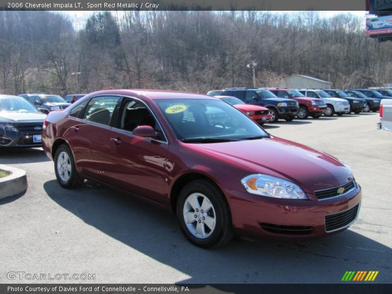 Sport Red Metallic / Gray 2006 Chevrolet Impala LT