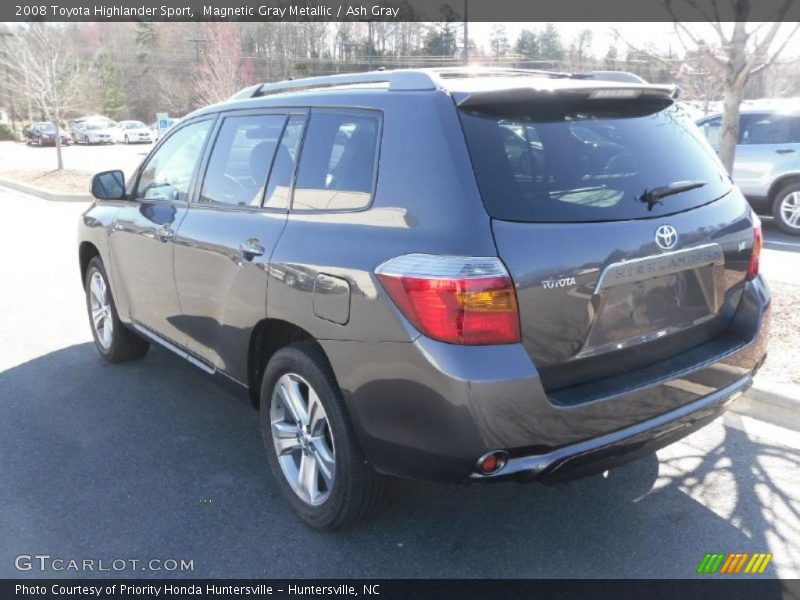 Magnetic Gray Metallic / Ash Gray 2008 Toyota Highlander Sport