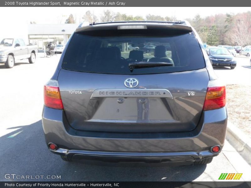 Magnetic Gray Metallic / Ash Gray 2008 Toyota Highlander Sport