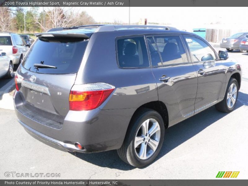 Magnetic Gray Metallic / Ash Gray 2008 Toyota Highlander Sport