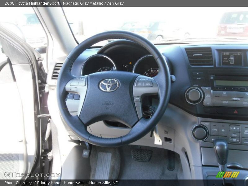 Magnetic Gray Metallic / Ash Gray 2008 Toyota Highlander Sport