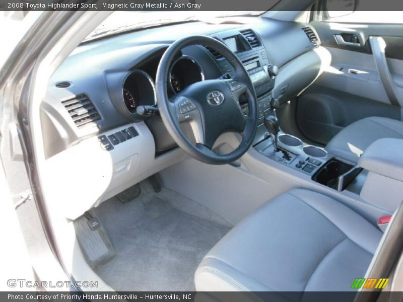 Magnetic Gray Metallic / Ash Gray 2008 Toyota Highlander Sport