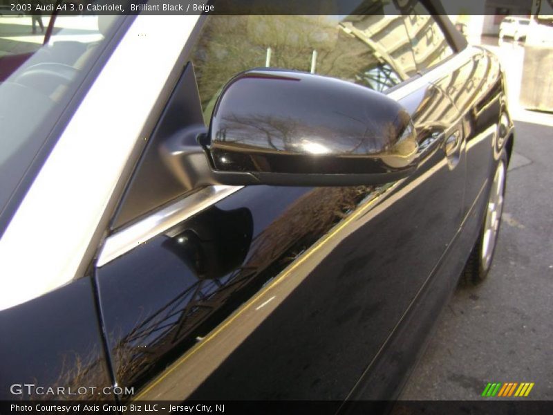 Brilliant Black / Beige 2003 Audi A4 3.0 Cabriolet