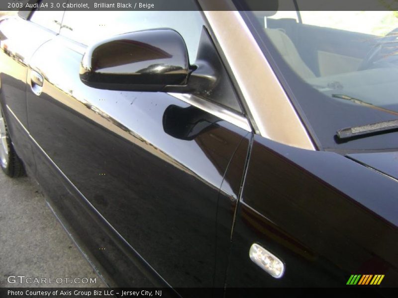 Brilliant Black / Beige 2003 Audi A4 3.0 Cabriolet