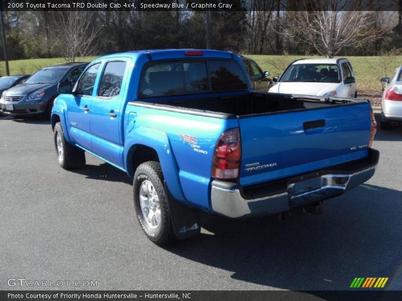 Speedway Blue / Graphite Gray 2006 Toyota Tacoma TRD Double Cab 4x4