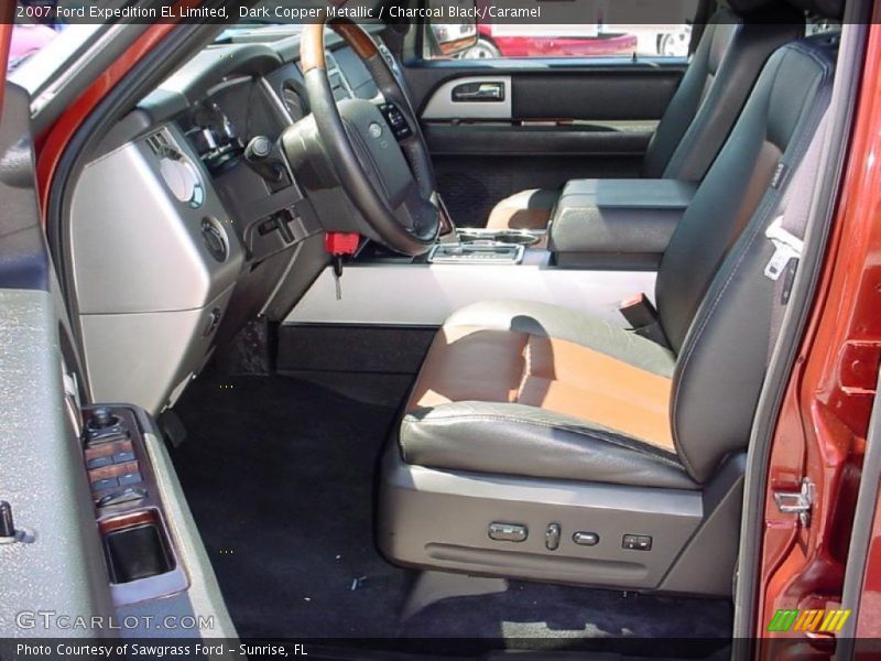  2007 Expedition EL Limited Charcoal Black/Caramel Interior