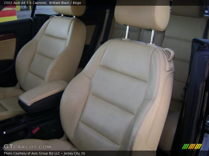 Brilliant Black / Beige 2003 Audi A4 3.0 Cabriolet