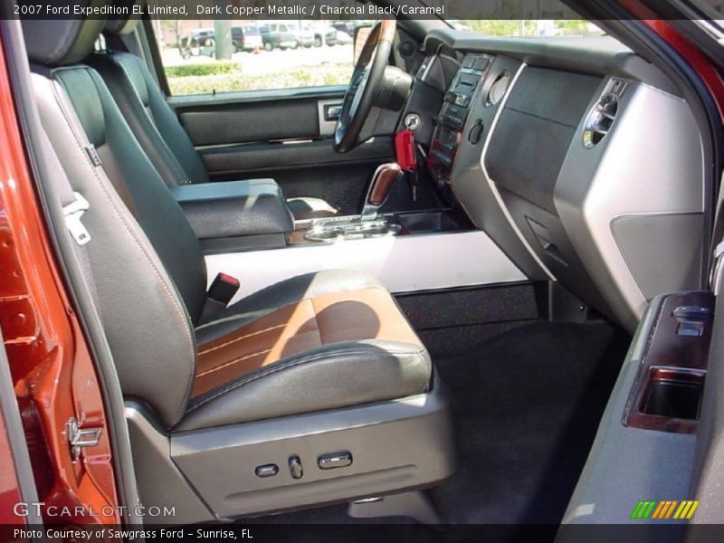  2007 Expedition EL Limited Charcoal Black/Caramel Interior