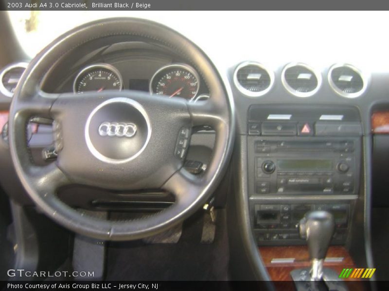 Brilliant Black / Beige 2003 Audi A4 3.0 Cabriolet