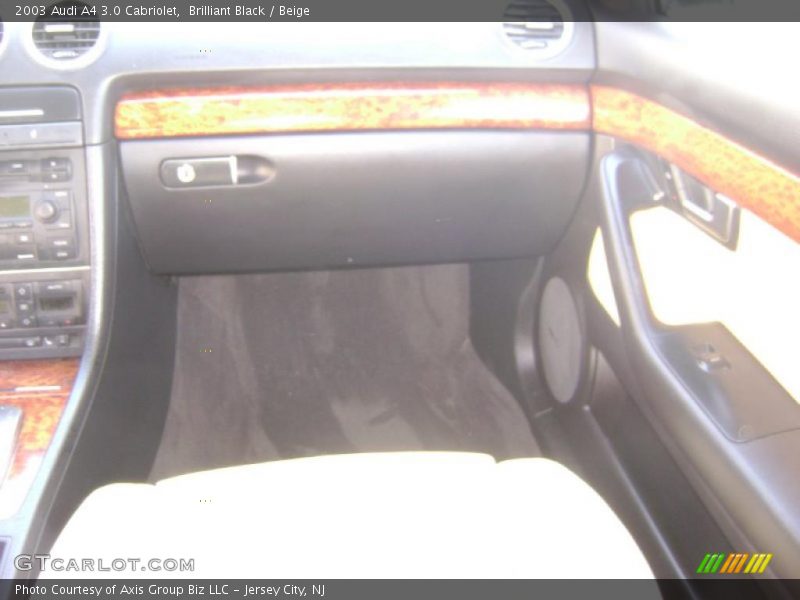 Brilliant Black / Beige 2003 Audi A4 3.0 Cabriolet
