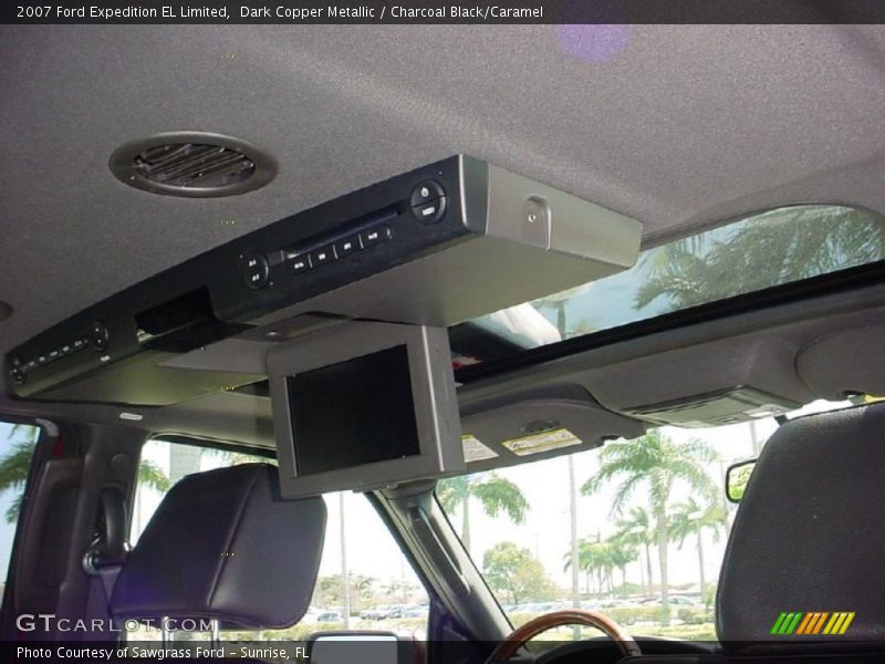 Dark Copper Metallic / Charcoal Black/Caramel 2007 Ford Expedition EL Limited