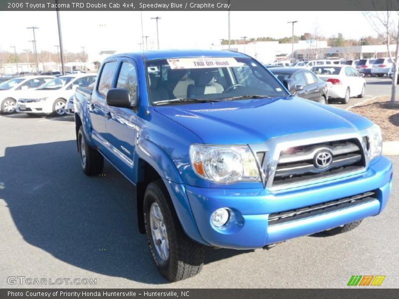Speedway Blue / Graphite Gray 2006 Toyota Tacoma TRD Double Cab 4x4