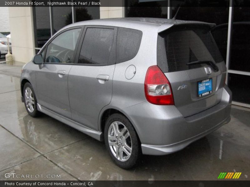 Nighthawk Black Pearl / Black 2007 Honda Fit Sport
