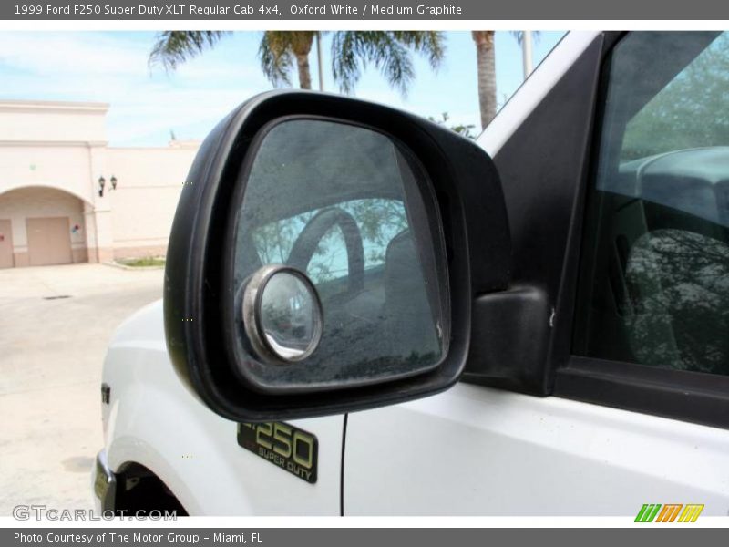 Oxford White / Medium Graphite 1999 Ford F250 Super Duty XLT Regular Cab 4x4