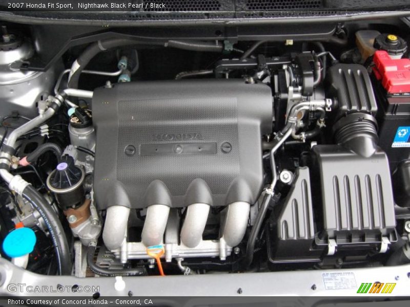 Nighthawk Black Pearl / Black 2007 Honda Fit Sport