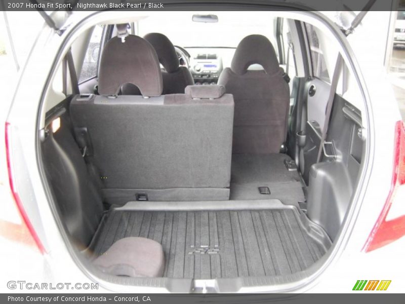 Nighthawk Black Pearl / Black 2007 Honda Fit Sport