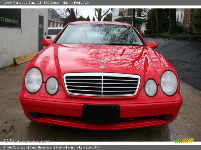 Magma Red / Ash 1999 Mercedes-Benz CLK 430 Coupe