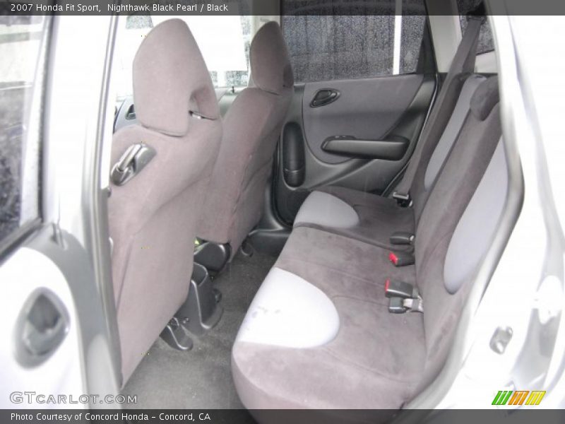 Nighthawk Black Pearl / Black 2007 Honda Fit Sport