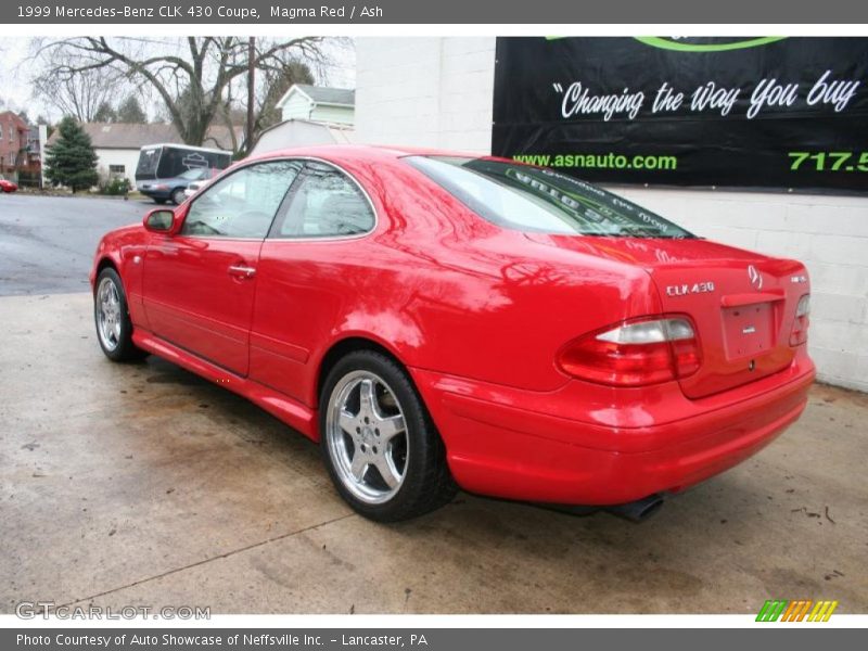 Magma Red / Ash 1999 Mercedes-Benz CLK 430 Coupe