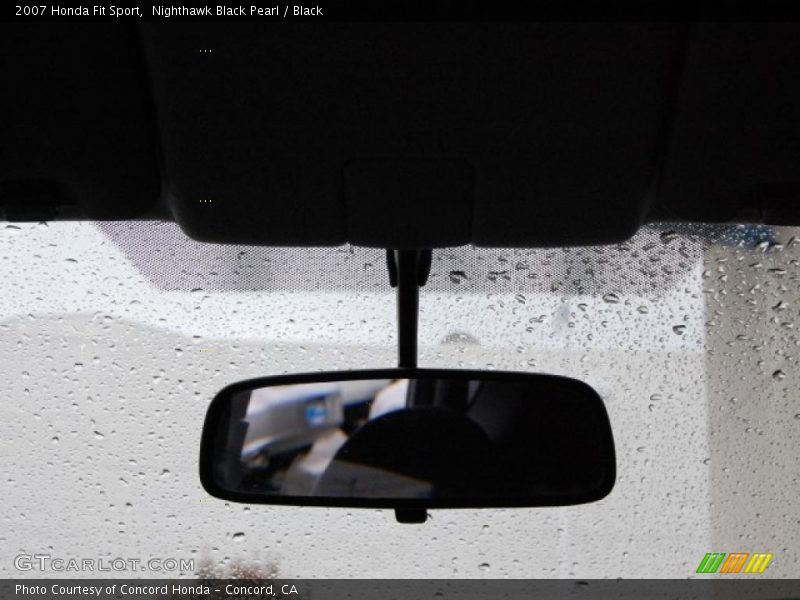 Nighthawk Black Pearl / Black 2007 Honda Fit Sport