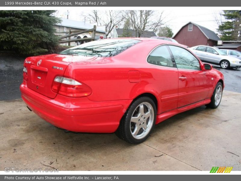 Magma Red / Ash 1999 Mercedes-Benz CLK 430 Coupe