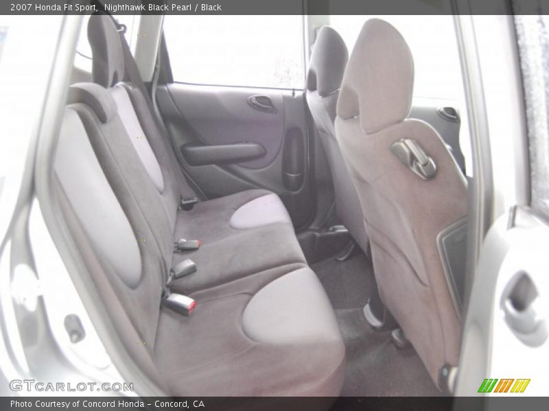 Nighthawk Black Pearl / Black 2007 Honda Fit Sport