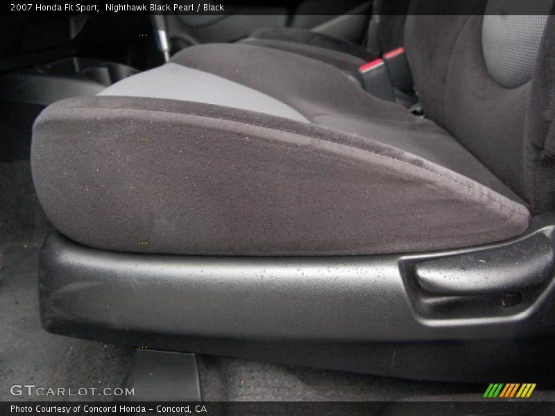 Nighthawk Black Pearl / Black 2007 Honda Fit Sport