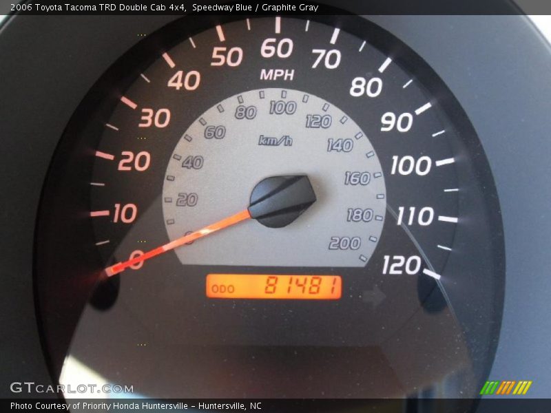 Speedway Blue / Graphite Gray 2006 Toyota Tacoma TRD Double Cab 4x4