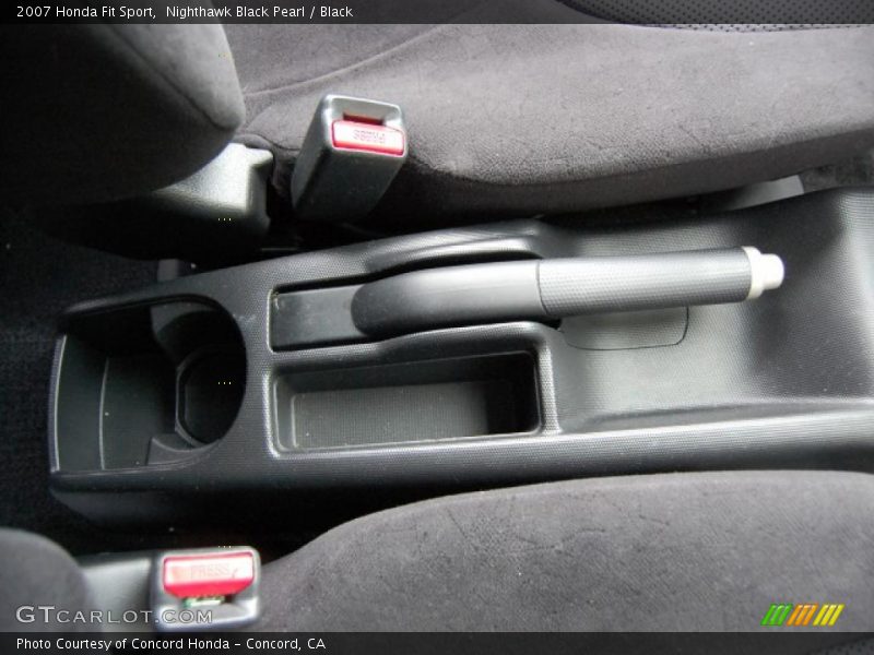 Nighthawk Black Pearl / Black 2007 Honda Fit Sport