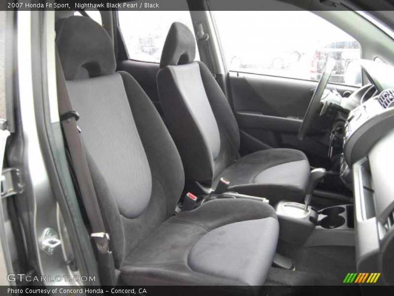 Nighthawk Black Pearl / Black 2007 Honda Fit Sport