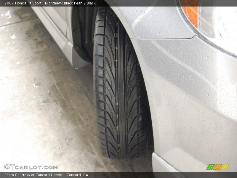 Nighthawk Black Pearl / Black 2007 Honda Fit Sport