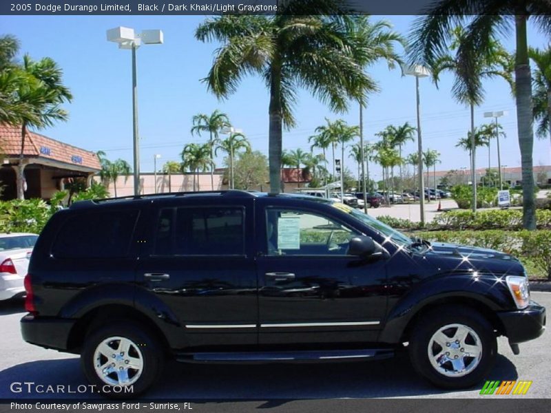 Black / Dark Khaki/Light Graystone 2005 Dodge Durango Limited