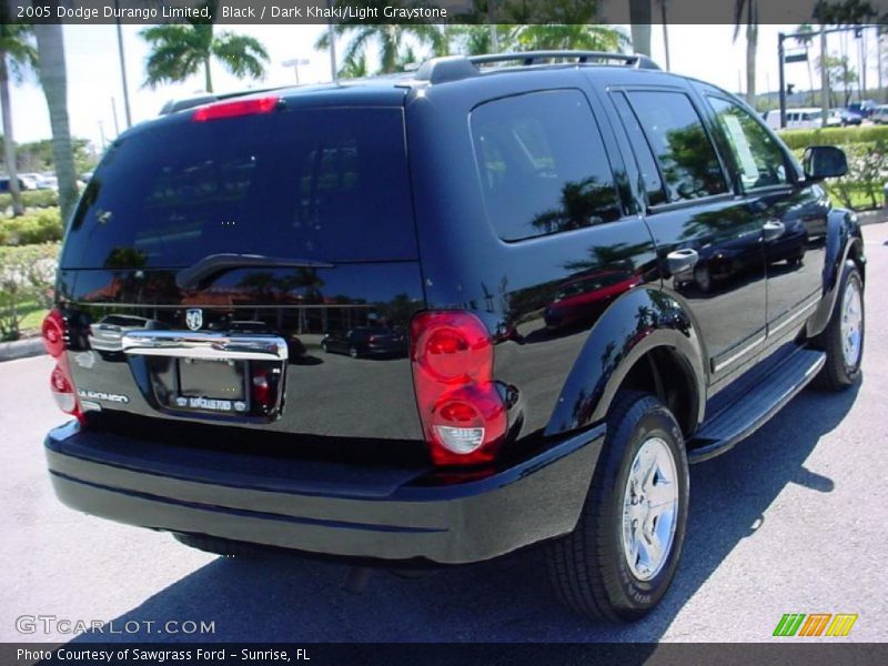Black / Dark Khaki/Light Graystone 2005 Dodge Durango Limited