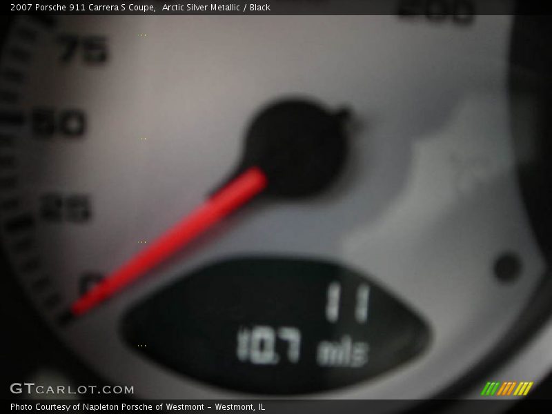 Arctic Silver Metallic / Black 2007 Porsche 911 Carrera S Coupe