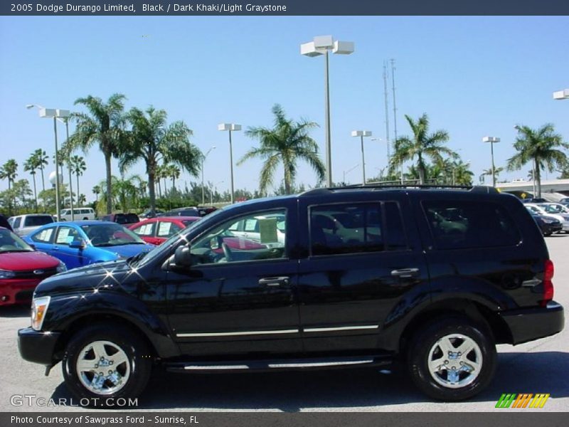 Black / Dark Khaki/Light Graystone 2005 Dodge Durango Limited