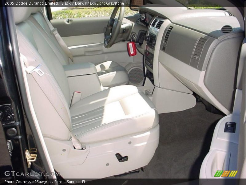 Black / Dark Khaki/Light Graystone 2005 Dodge Durango Limited
