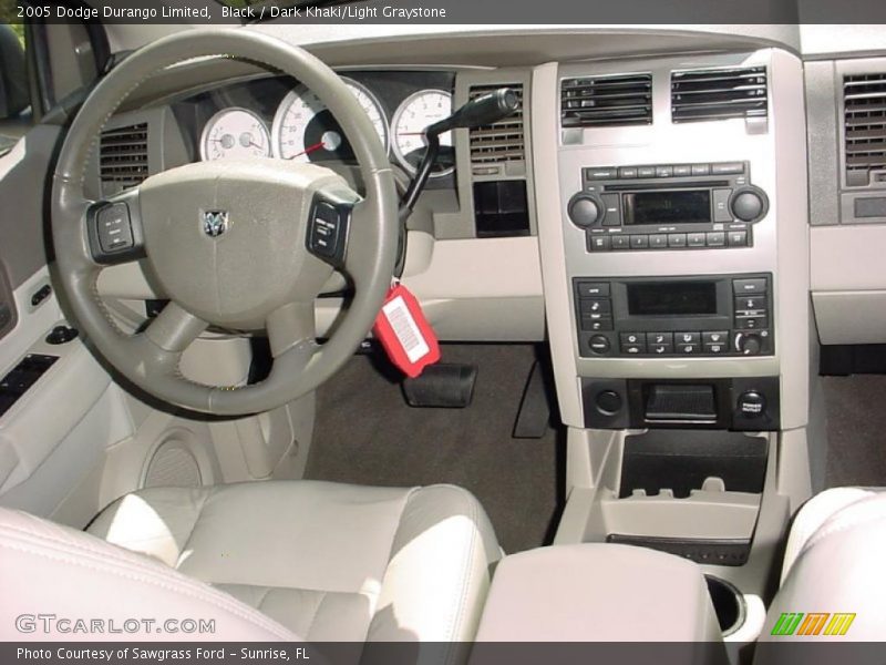 Black / Dark Khaki/Light Graystone 2005 Dodge Durango Limited