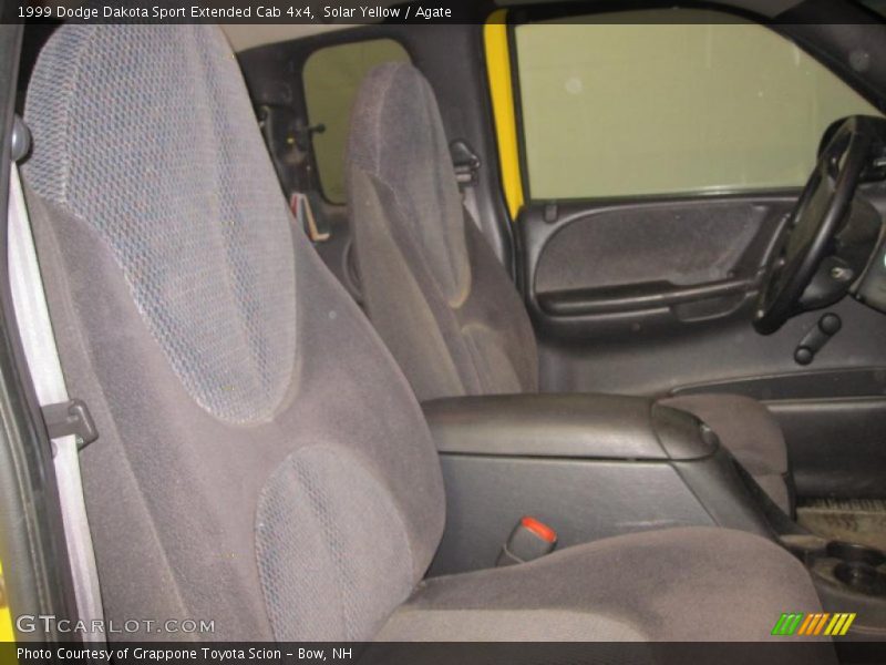 Solar Yellow / Agate 1999 Dodge Dakota Sport Extended Cab 4x4