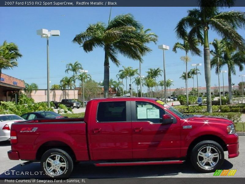 Redfire Metallic / Black 2007 Ford F150 FX2 Sport SuperCrew