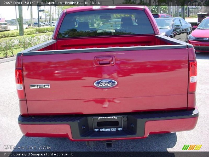 Redfire Metallic / Black 2007 Ford F150 FX2 Sport SuperCrew