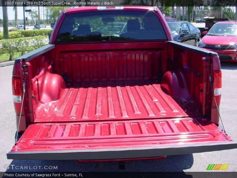 Redfire Metallic / Black 2007 Ford F150 FX2 Sport SuperCrew