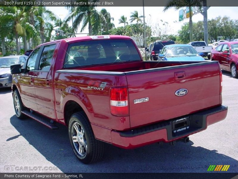 Redfire Metallic / Black 2007 Ford F150 FX2 Sport SuperCrew