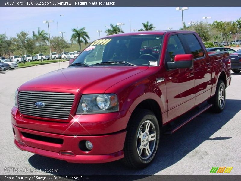 Redfire Metallic / Black 2007 Ford F150 FX2 Sport SuperCrew