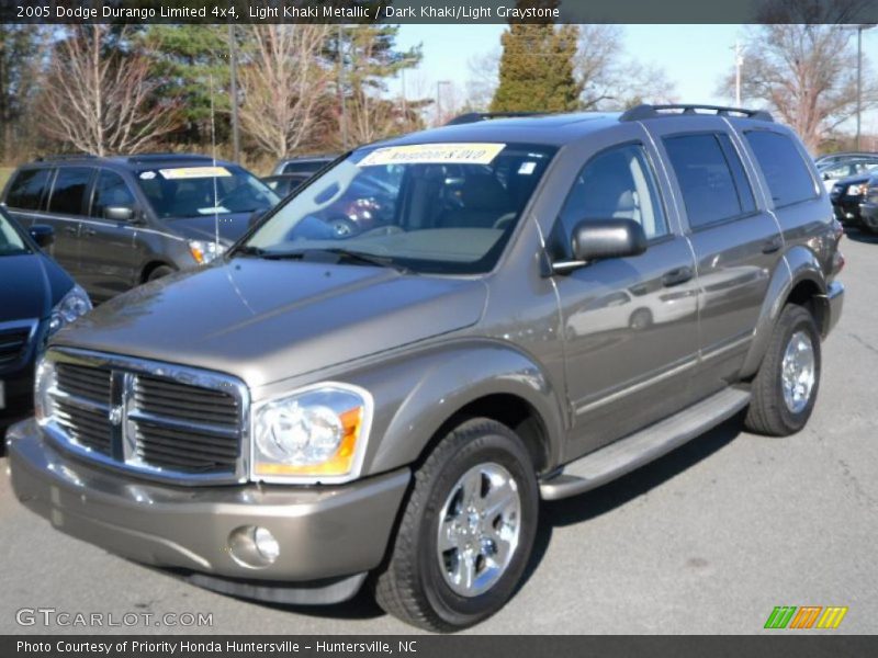 Light Khaki Metallic / Dark Khaki/Light Graystone 2005 Dodge Durango Limited 4x4
