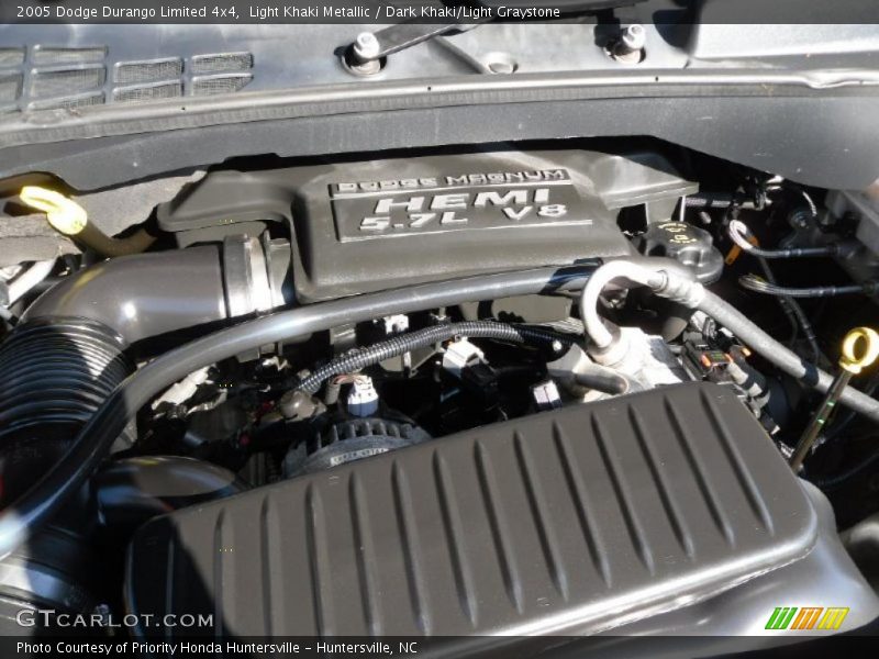 Light Khaki Metallic / Dark Khaki/Light Graystone 2005 Dodge Durango Limited 4x4