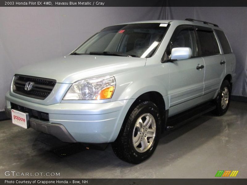 Havasu Blue Metallic / Gray 2003 Honda Pilot EX 4WD