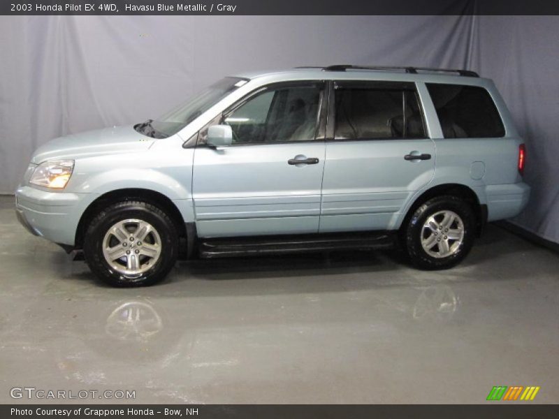 Havasu Blue Metallic / Gray 2003 Honda Pilot EX 4WD